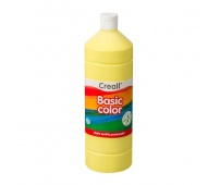 CREALL BASIC COLOR - farba plakatowa 1l - żółta jasna