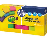 ASTRA modelina 6 kolorów fluorescencyjnych