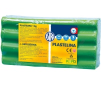 ASTRA plastelina 1 kg - jasno zielona