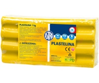ASTRA plastelina 1 kg - żółta