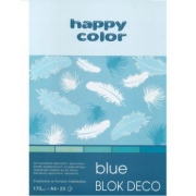 Blok A4 Happy Color 5 kolorów niebieski