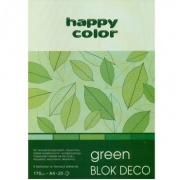 Blok A4 Happy Color 5 kolorów zielony