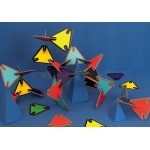Budowanie z kartonu - Triangulo  "Azul"