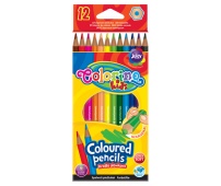 COLORINO - Kredki ołówkowe heksagonalne 12 kolorów