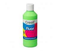 CREALL FLUOR COLOR - farba plakatowa fluorescencyjna 250 ml - zieleń
