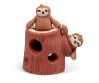 Drzewo z leniwcami - zabawka sensoryczna